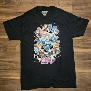 Black Anime Graphic T-Shirt